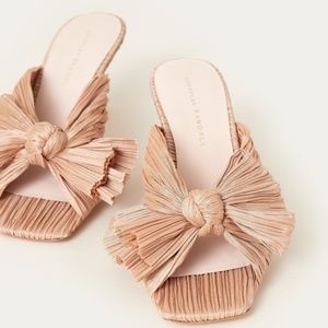 Loeffler Randall Eugenia Bow Mule in Dune